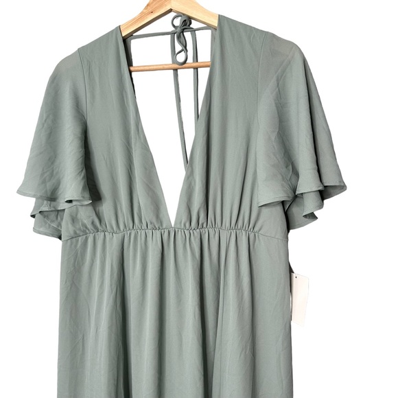 Show Me Your Mumu Faye Dress Green Bouquet NEW - Picture 4 of 7